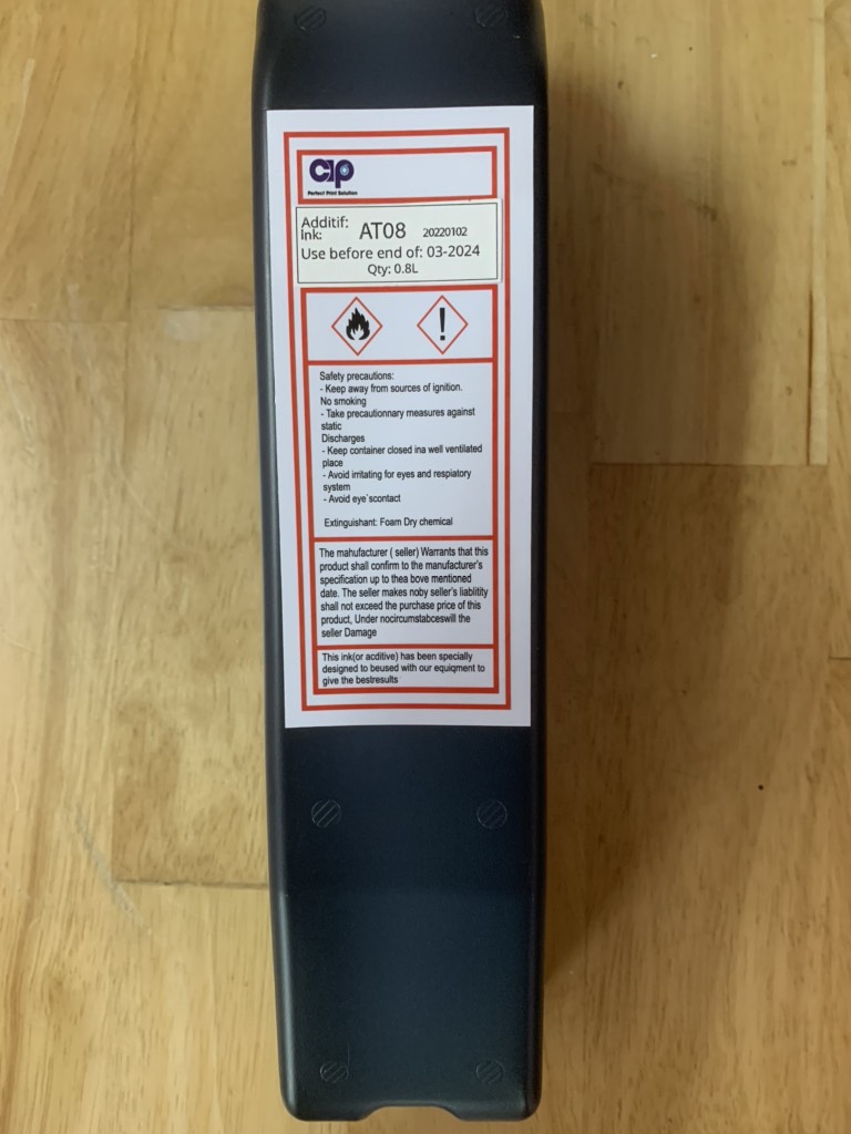 Mực in Markem imaje MB088,MB175, AT08,AT76 800ML