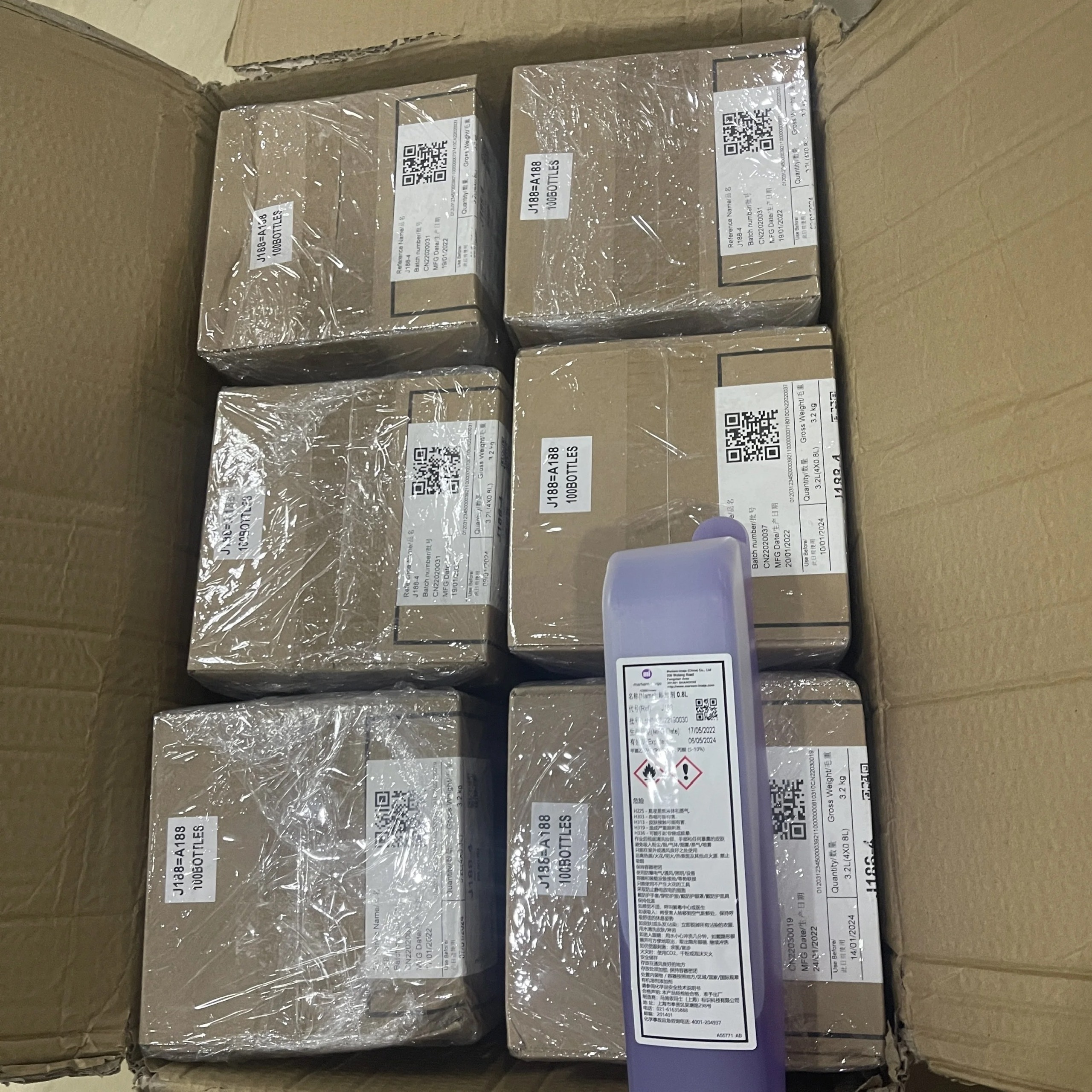 Dung môi J188 , A188 chính hãng Markem imaje